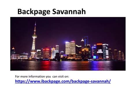 backpage savannah